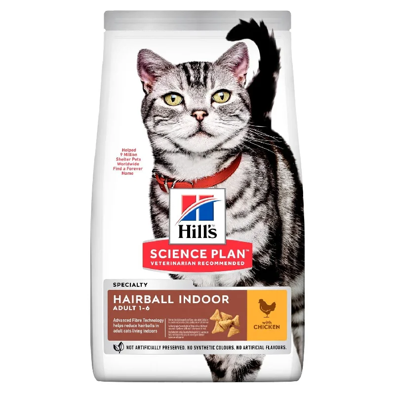 6. **Special Needs**  Hill's Science Plan Hairball Indoor Cat Food with Chicken