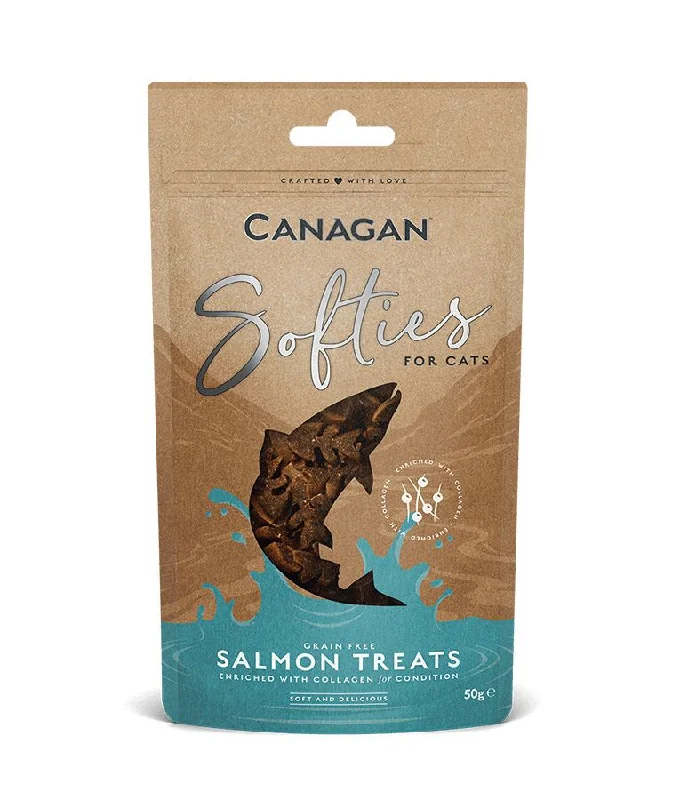    - Outdoor cat food  Canagan Softies Grain-Free Salmon Cat Treats 50g