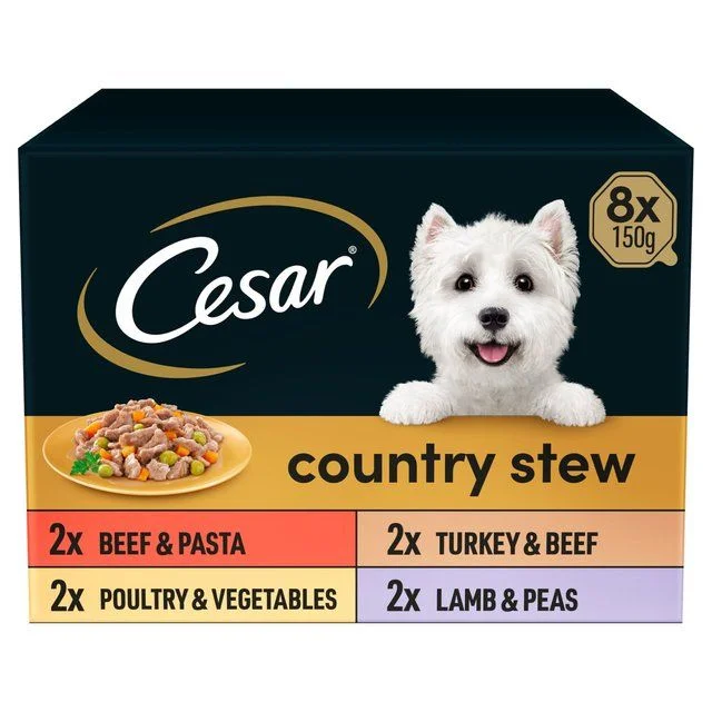 - Food for small dogsCesar Country Stew Adult Wet Dog Food Trays Special Selection    8 x 150g