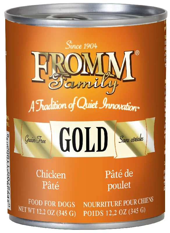 - Dog food nutritional analysisFromm Family Gold Chicken Pate Canned Dog Food