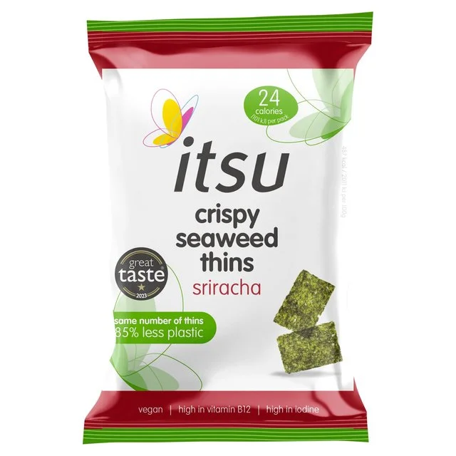 itsu Sriracha Crispy Seaweed Thins   5g