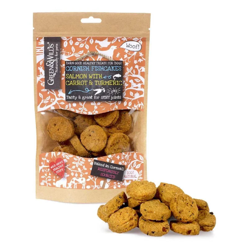 - How is Birgi dog foodGreen & Wilds Cornish Fishcakes With Turmeric Dog Treats 150g