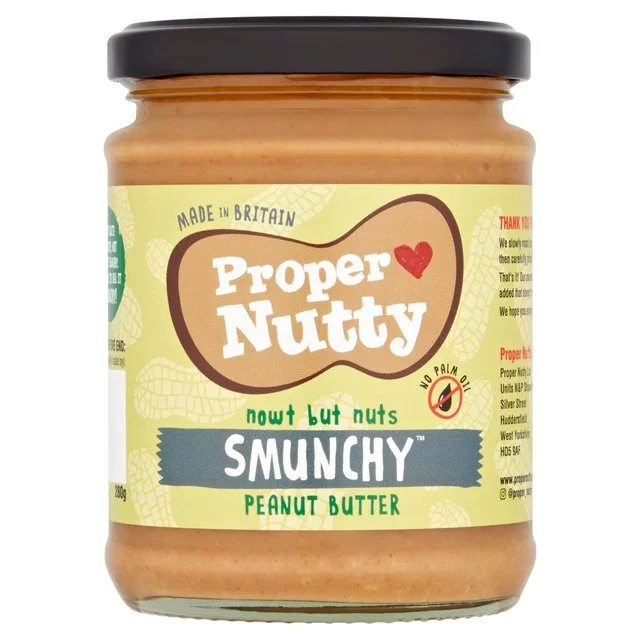 Proper Nutty Nowt but Nuts Peanut Butter   280g