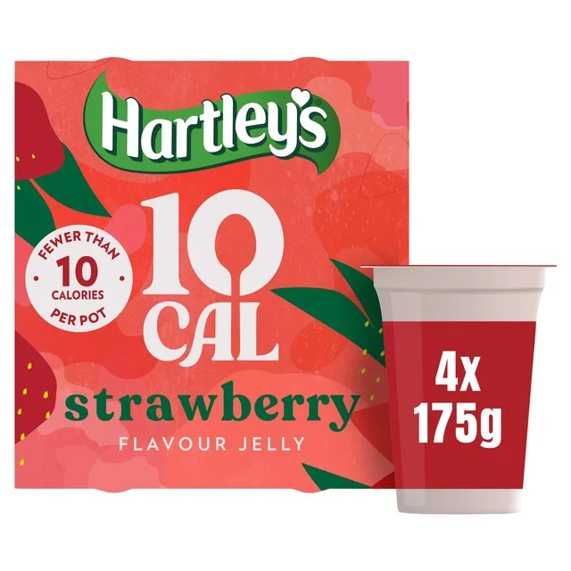 Hartley's 10cal Strawberry Jelly   4 x 175g