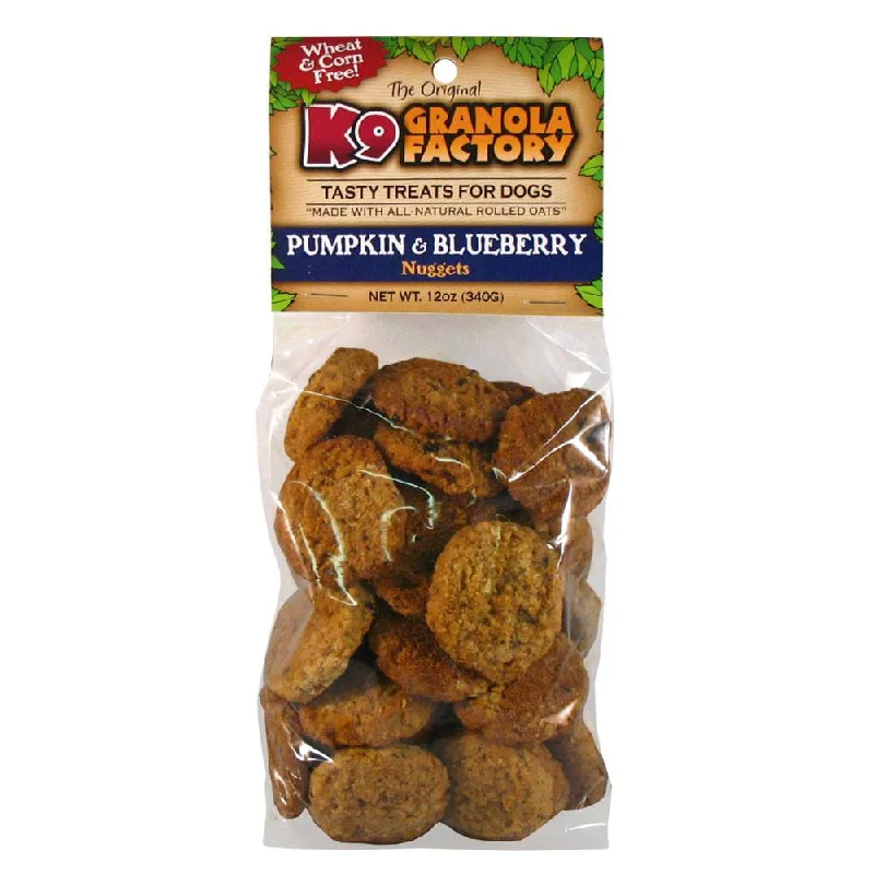 K9 Granola Factory Cookie Collection Pumpkin & Blueberry Nuggets Treats For Dogs