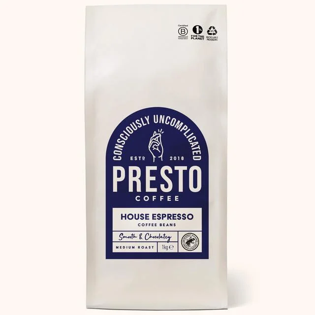 Presto House Espresso Speciality Coffee Beans   1kg