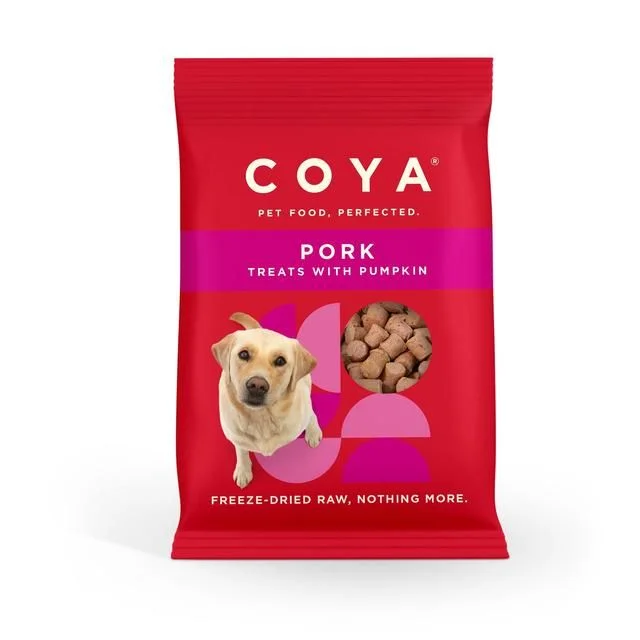  -Cost-effective dog foodCOYA Freeze-Dried Raw Adult Dog Treats Pork   40g