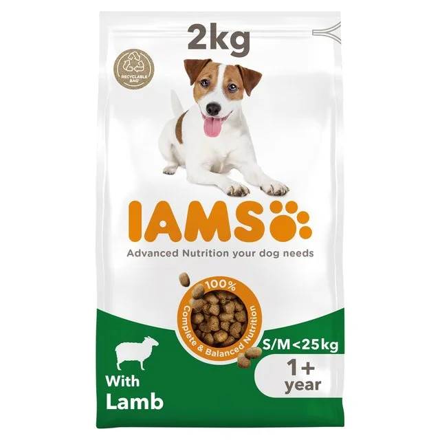 - Dog food discountsIAMS for Vitality Adult Dog Food Small/Medium Breed With Lamb   2kg