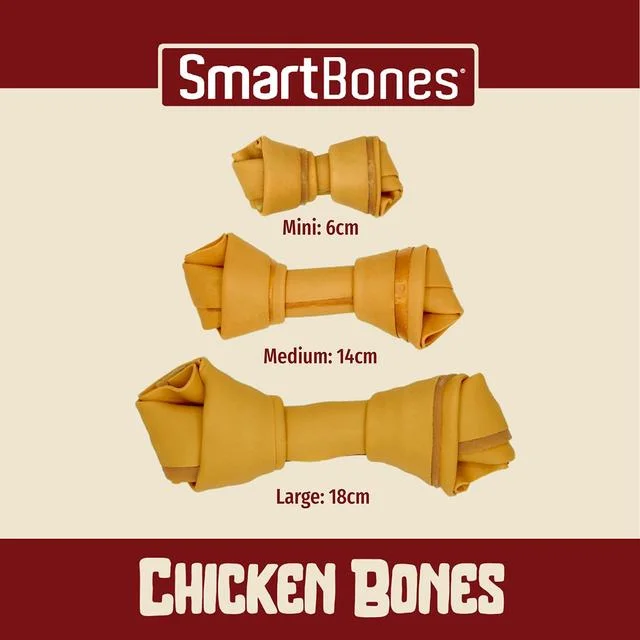 - Food for small dogsSmartBones Mini Chicken Rawhide Free Bones Dog Treats   288g