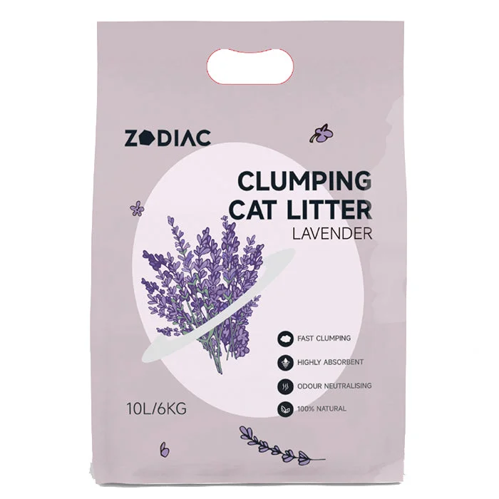 ZODIAC Clumping Cat Litter Lavender 6kg