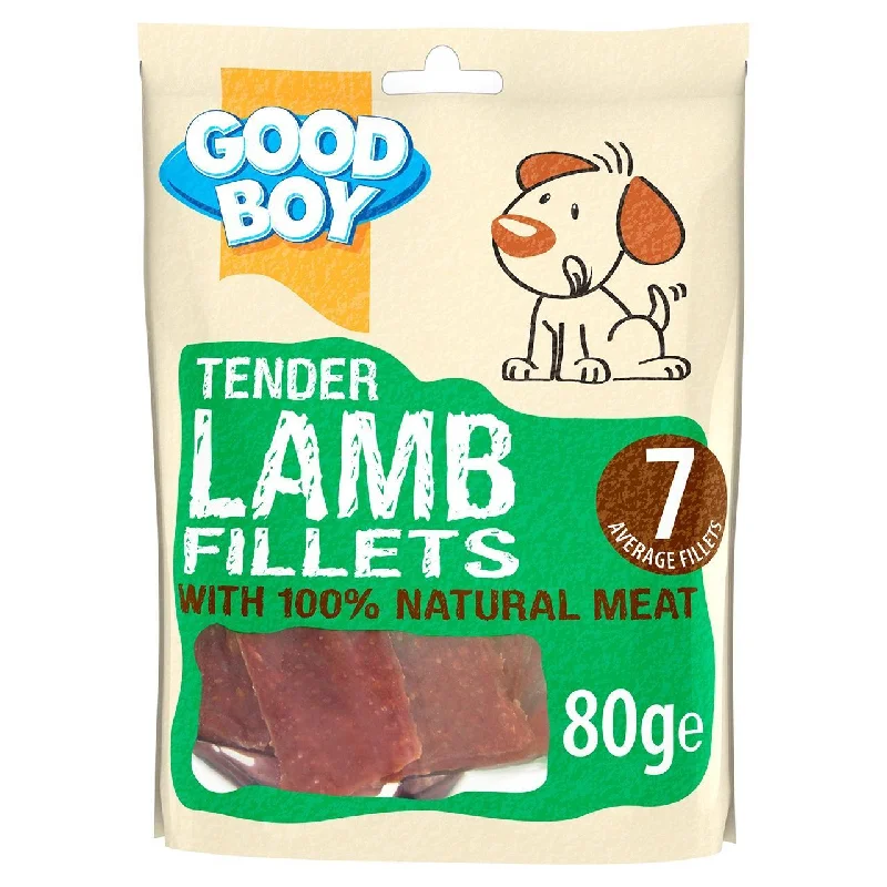 - Dog food discountsGood Boy Tender Lamb Fillets Dog Treats 80g