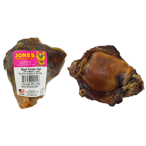 Jones Natural Meaty Beef Knee Cap Dog Chews