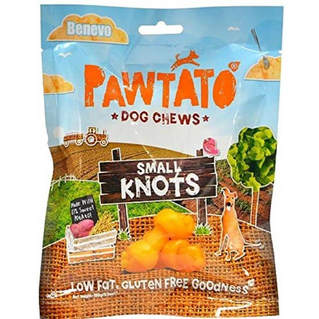 - Dog food helps the digestive systemPawtato Small Knots Vegan Vegan Dog Treats   150g