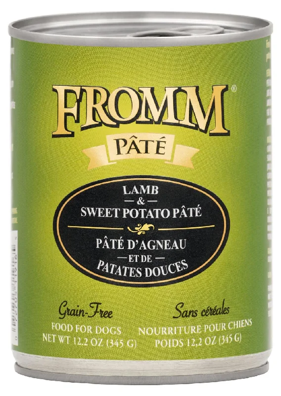 - Dog food discountsFromm Family Gold Lamb & Sweet Potato Pate Canned Dog Food