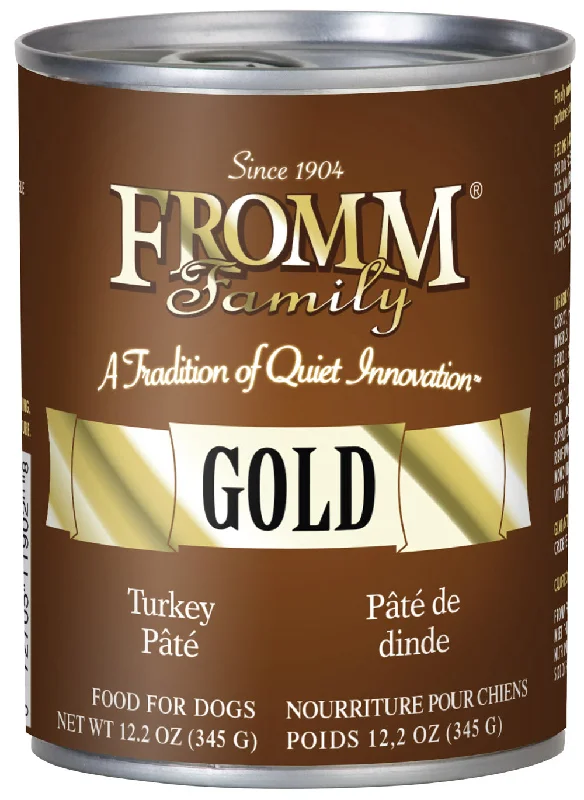 - Dog food helps the digestive systemFromm Family Gold Canned Turkey Pate Canned Dog Food