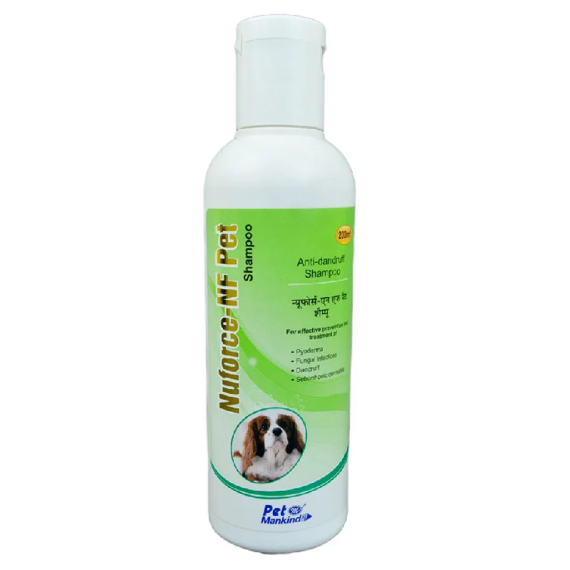 Pet nail clippers: used to trim pet nails,Mankind Nuforce NF Pet Shampoo for Dogs and Cats (200ml)