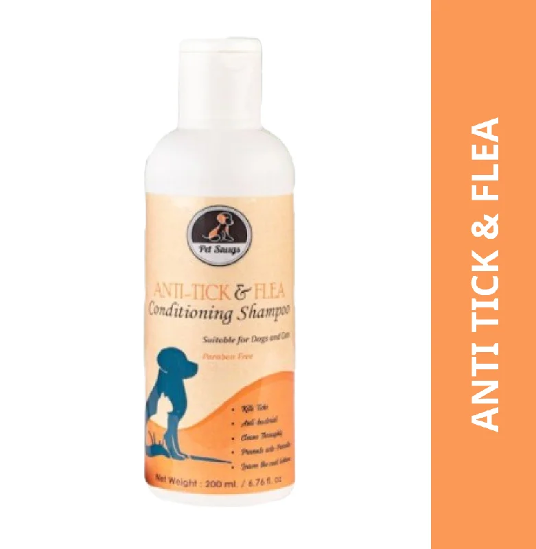 preventing the nails from growing too long and causing discomfort or damage to the pet.Petsnugs Anti Tick and Flea Shampoo for Dogs and Cats