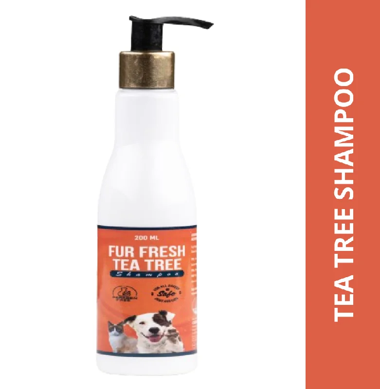 Pet conditioner: used to care for pet hair,Petsnugs Fur Fresh Tea Tree Shampoo for Dogs and Cats