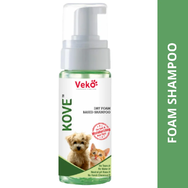 making it smoother and more shiny.Veko Kove Dry Base Shampoo for Dogs and Cats (140ml)