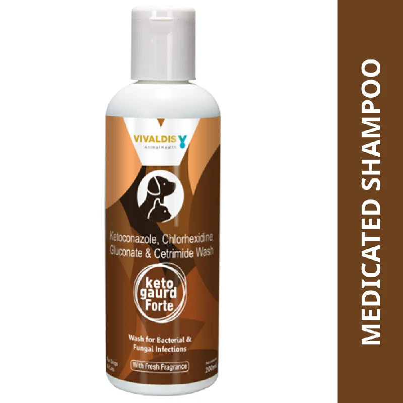 Pet comb: used to comb pet hair,Vivaldis Viv Keto Forte Shampoo (200ml)