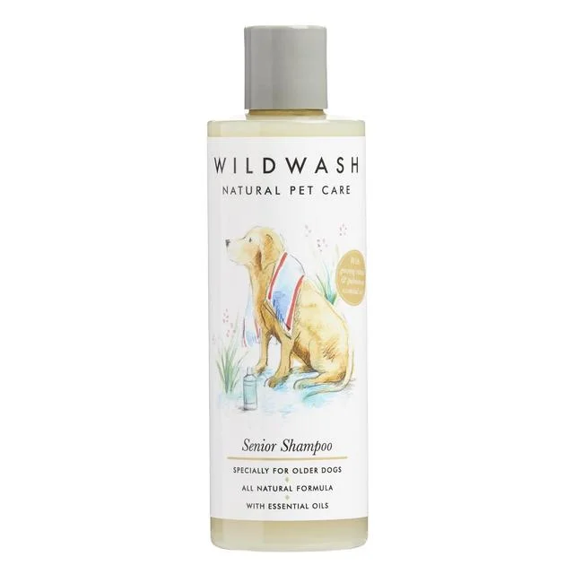 Pet conditioner: used to care for pet hair,WildWash Pet Senior Dog Shampoo   250ml