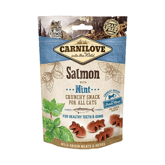    - Cat food nutritional analysis  Carnilove Cat Treat - Salmon & Mint